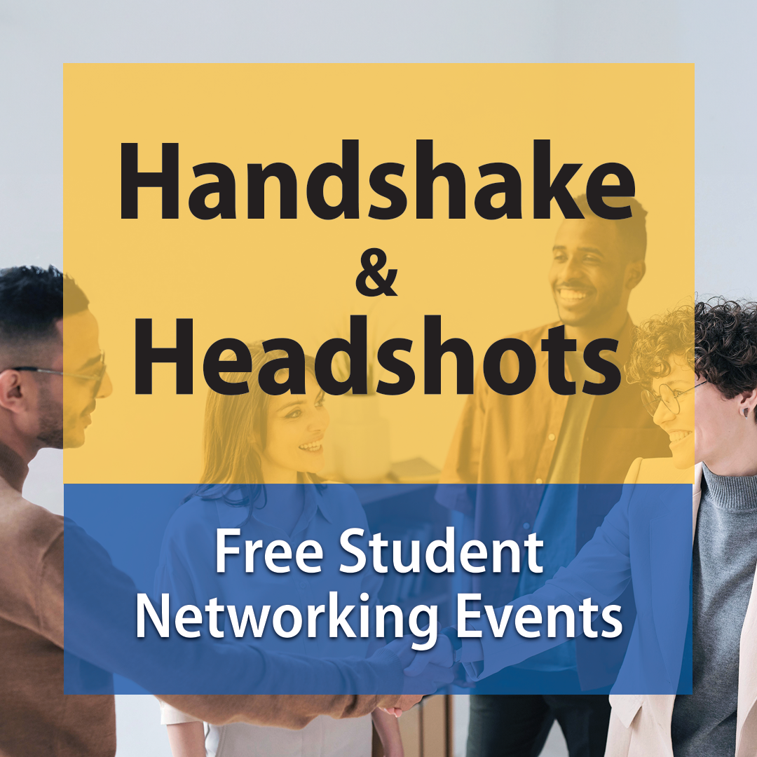 Handshake and Headshots Networking Events Seattle Colleges